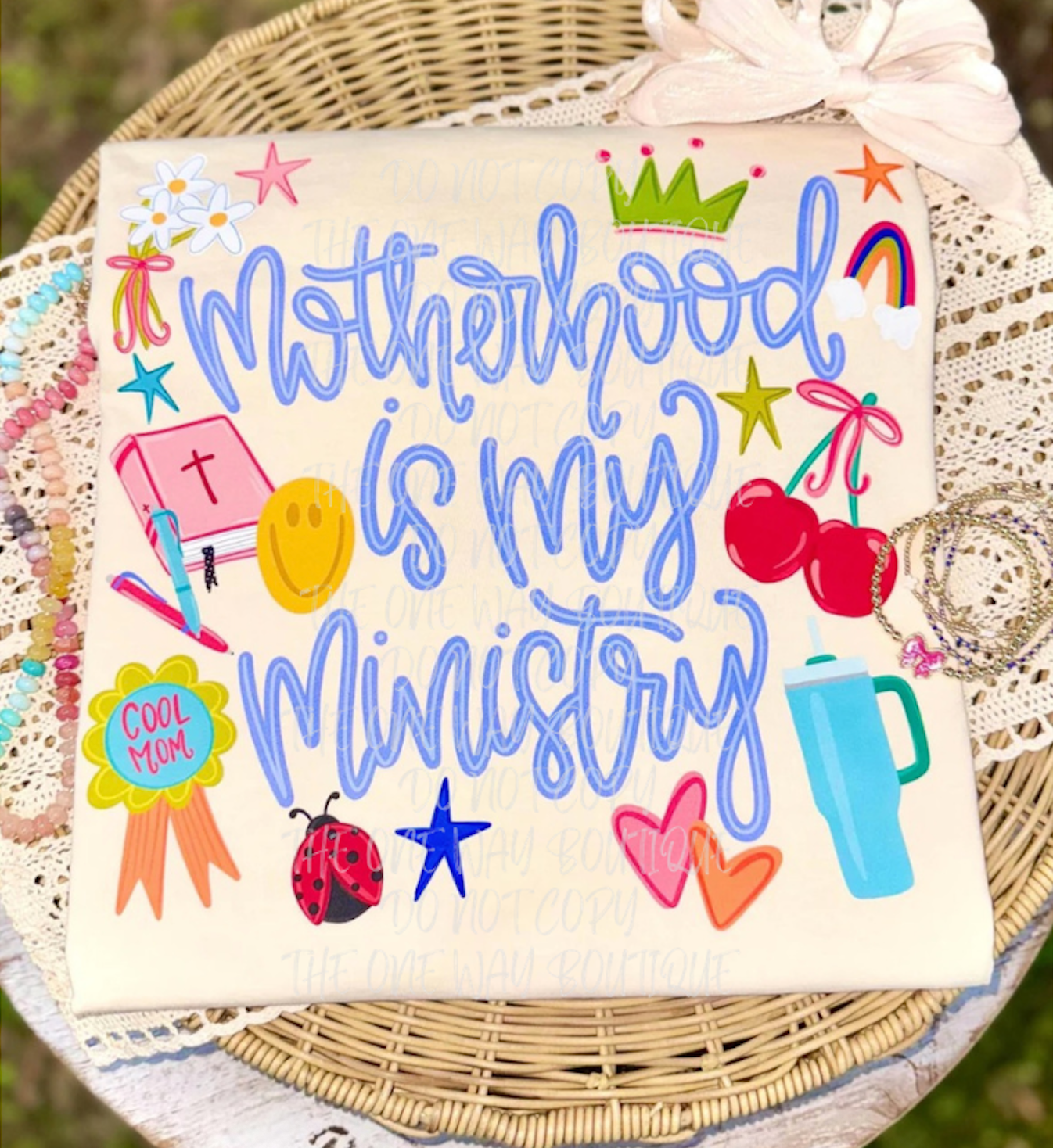Motherhood Is My Ministry Graphic Tee