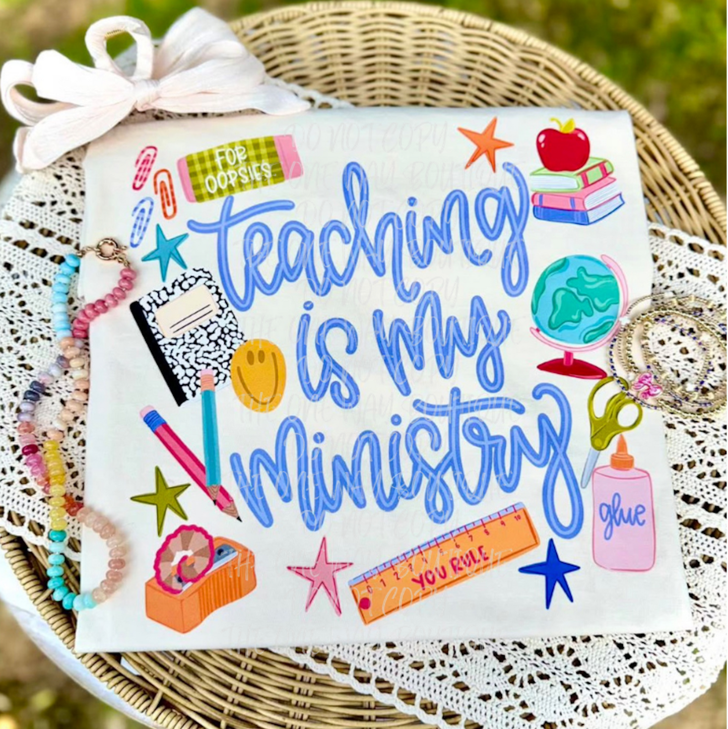 Teaching Is My Ministry Graphic Tee