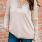 Shay Ribbed Loose Fit Top