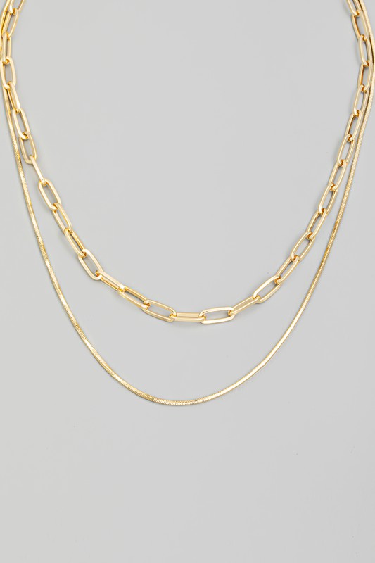 Double Chain Necklace