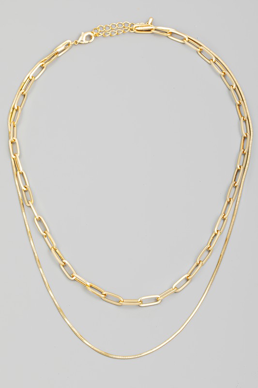 Double Chain Necklace