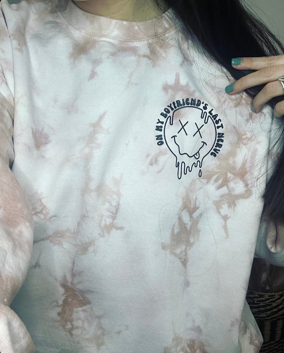 On My Boyfriends Last Nerve Crewneck