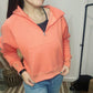 Georgia Peach Quarter Zip Pullover