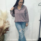 Rylie Ribbed Long Sleeve Top