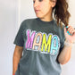 Mama Colorful Bubble Graphic