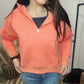 Georgia Peach Quarter Zip Pullover