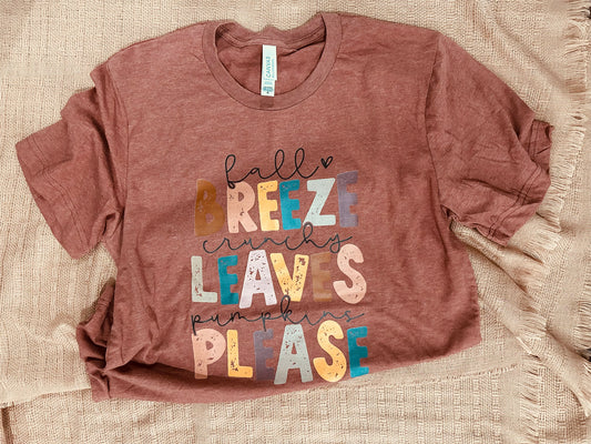 Fall Breeze Custom Tee