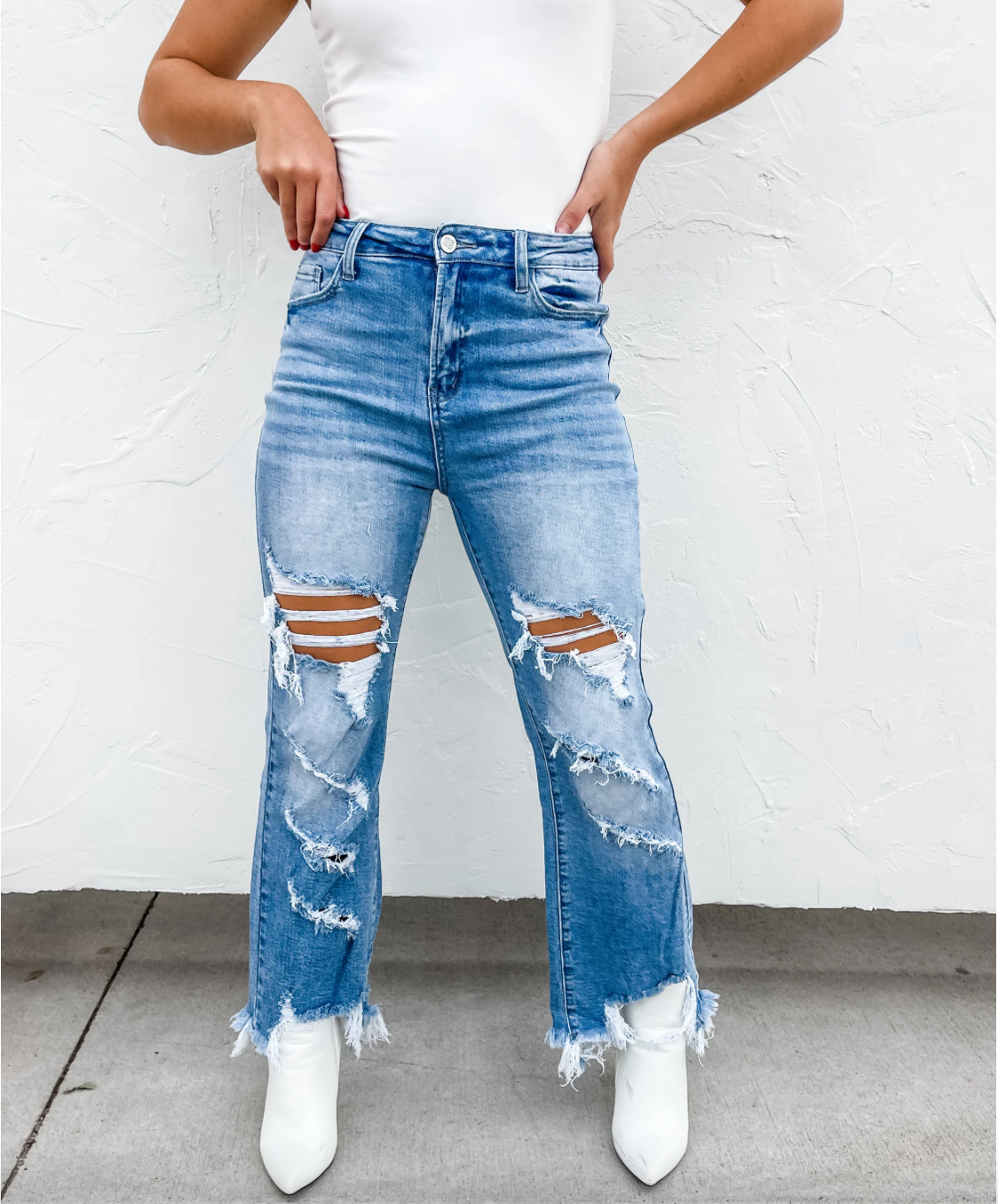 Only Hope Distressed Denim