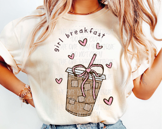 Girl Breakfast Graphic