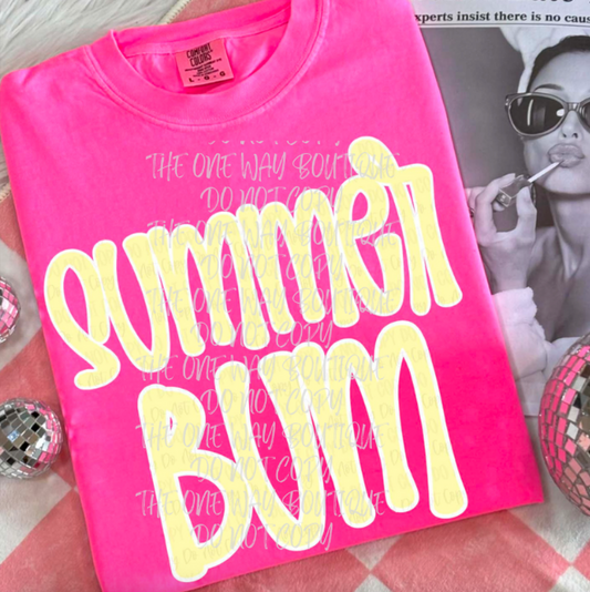 Summer Bum Graphic