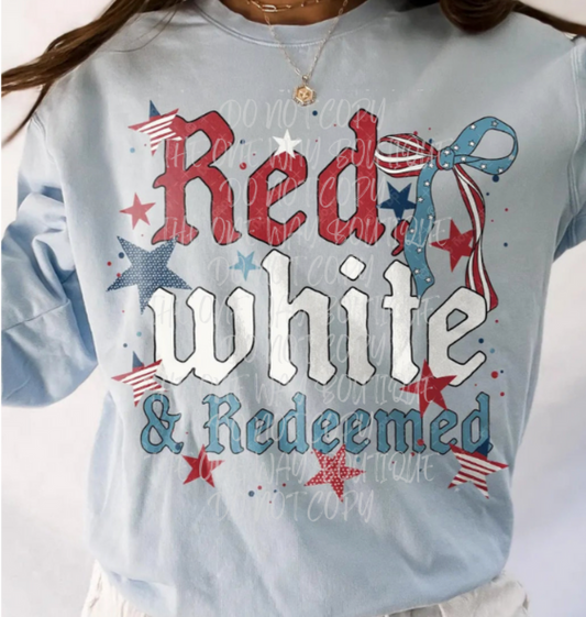 Red White & Redeemed Crewneck