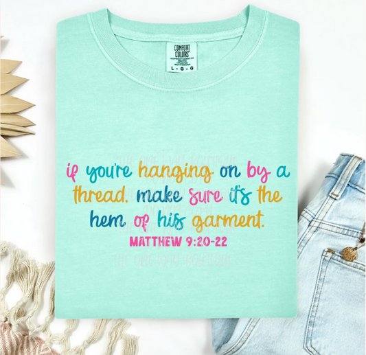 Hanging by a Thread Graphic