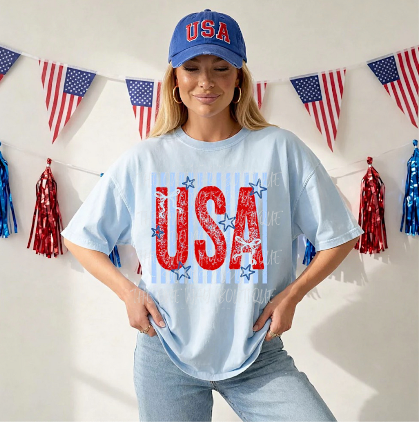 All-American USA Comfort Colors Tee 🇺🇸