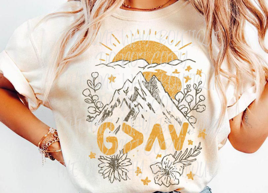 God is Greater than all the Highs & Lows Graphic Tee