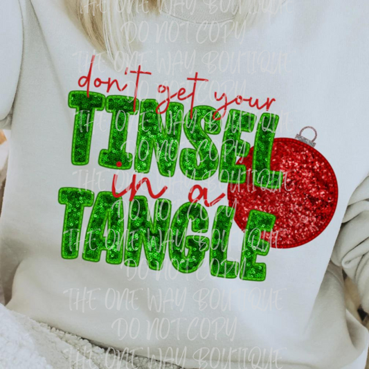 Tinsel Tangle Crewneck