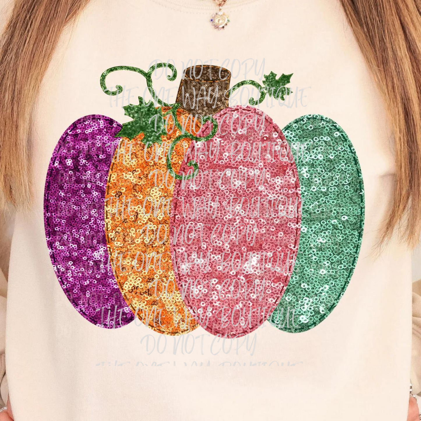 Colorful Pumpkin Tee