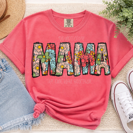 Mama Floral Graphic Tee