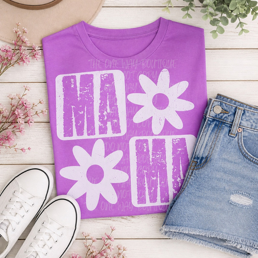 Mama Flower Graphic Tee