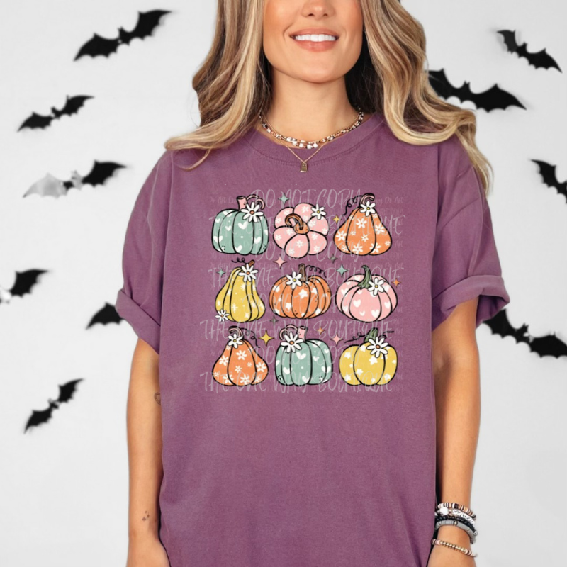 Colorful Pumpkins Graphic