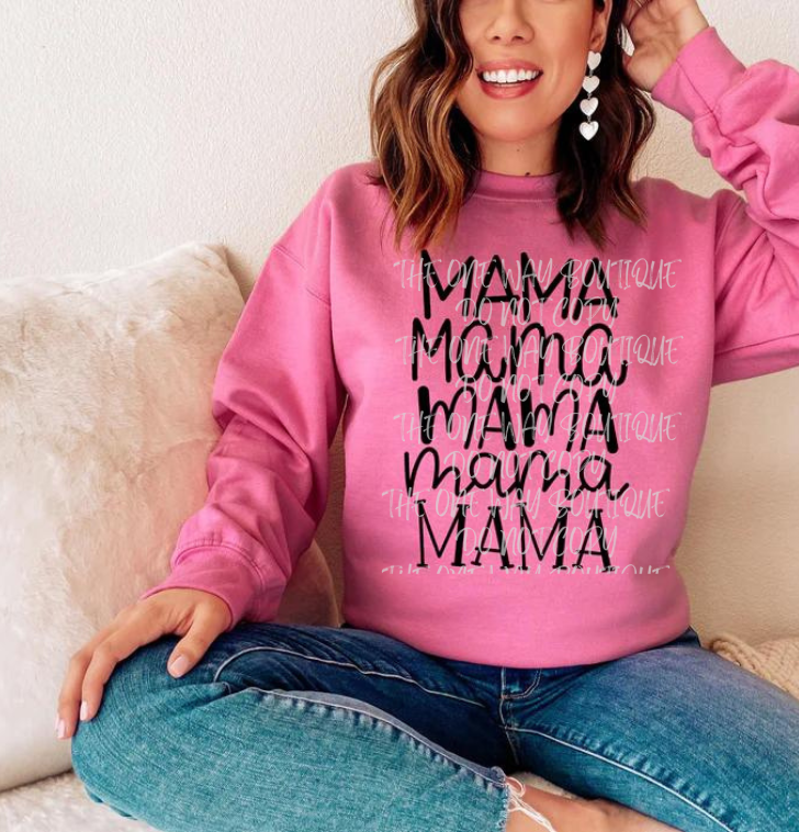 Mama Stacked Crewneck