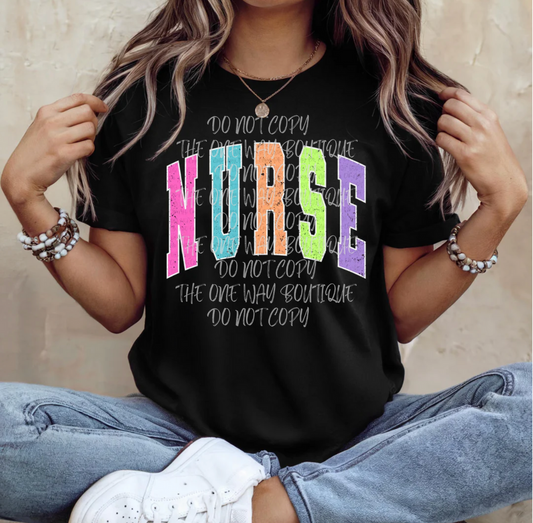 Nurse Colorful Tee
