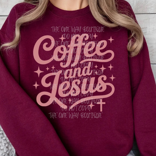 Coffee & Jesus Crewneck