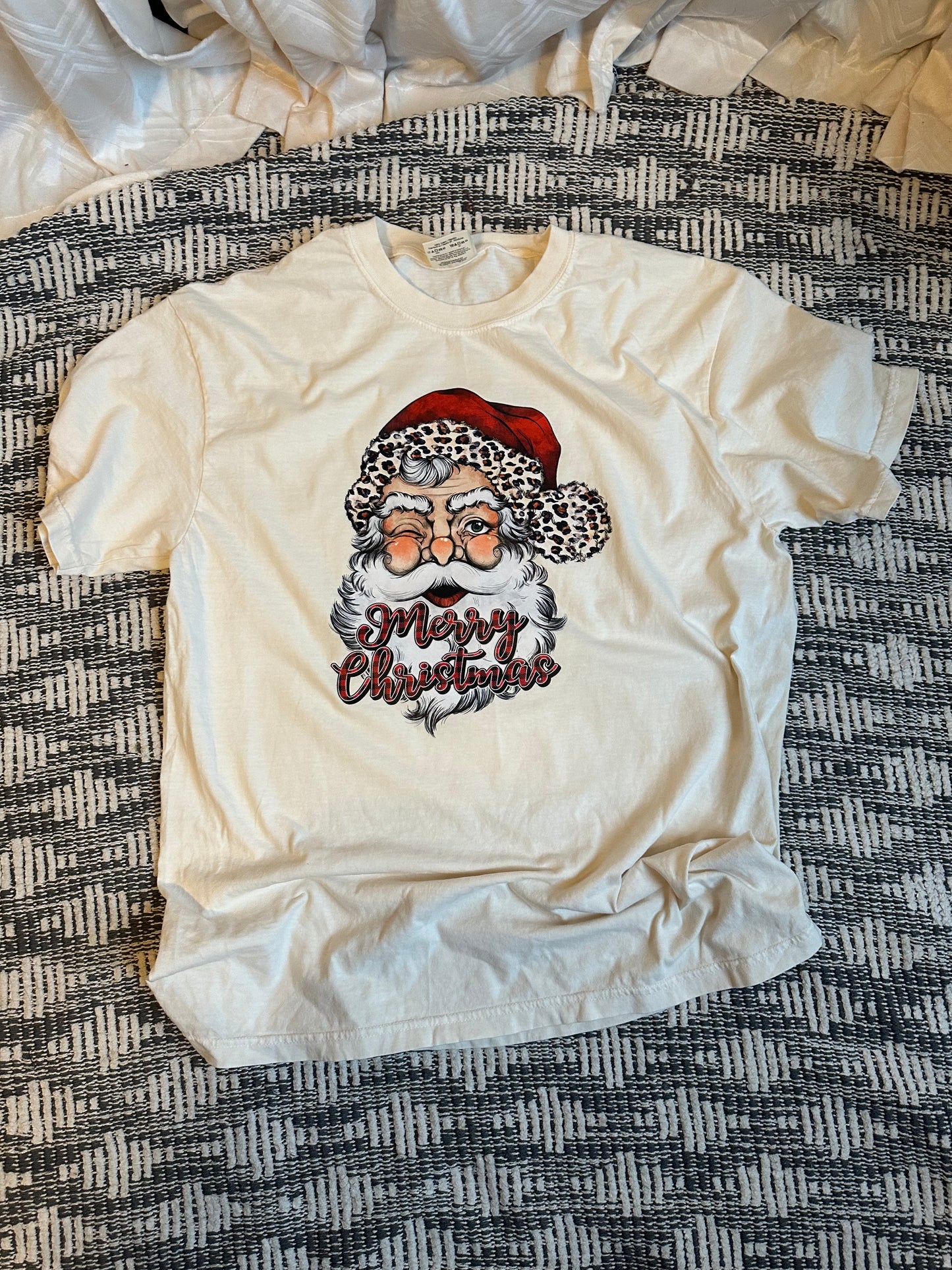 Santa Merry Christmas Tee