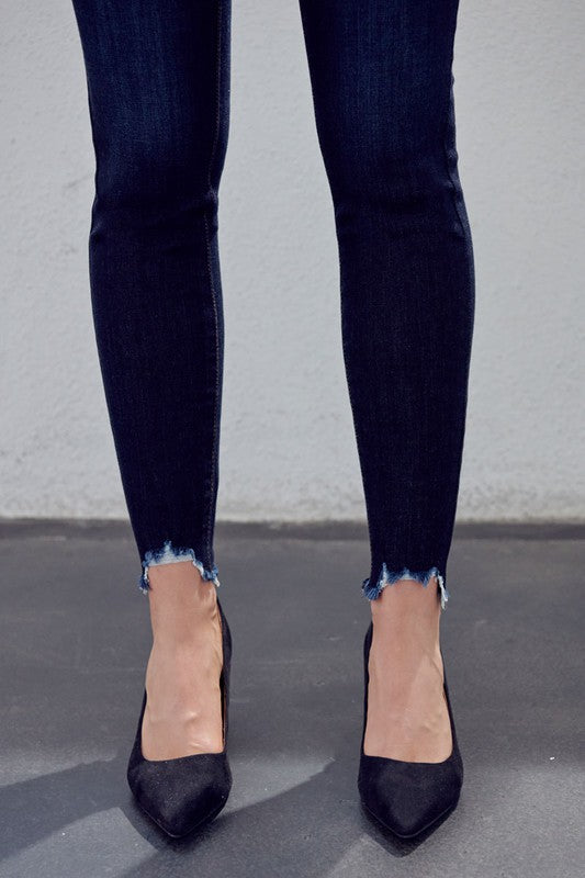 Lacy High Rise Skinny Denim