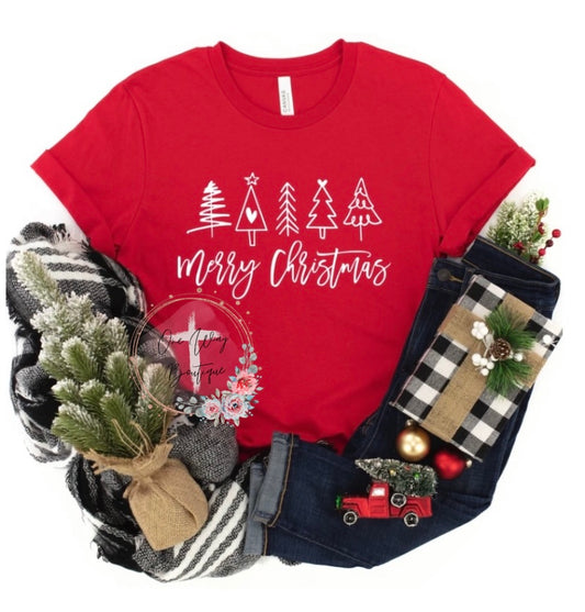 Merry Christmas Tree Tee