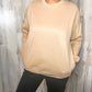 Oversized Taupe Sweatshirt