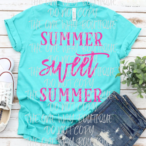 Summer Sweet Summer Graphic Tee