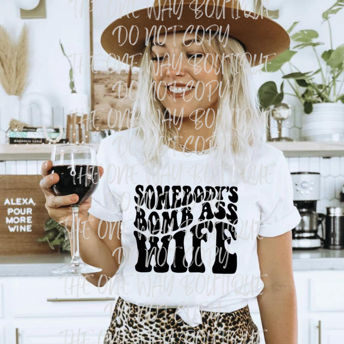 Somebody's Bomb A** Wife Graphic Tee